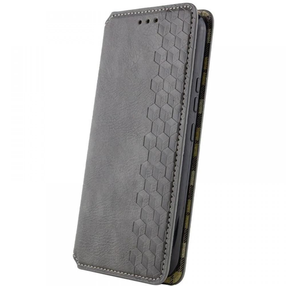 Шкіряний чохол-книжка GETMAN Cubic (PU) для Xiaomi Redmi A5 (Europe version) Сірий