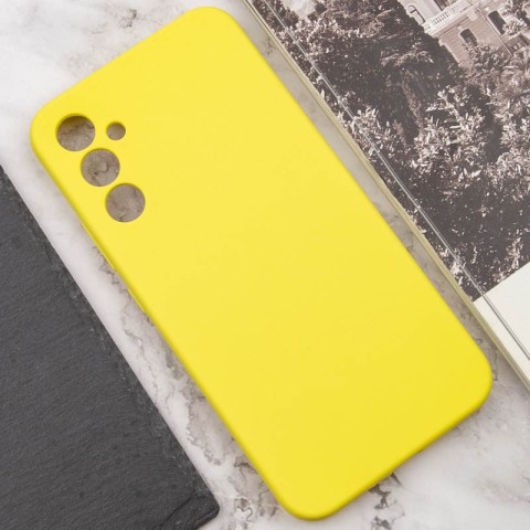 Чохол Silicone Cover Lakshmi Full Camera (AAA) для Samsung Galaxy S24+ Жовтий / Yellow