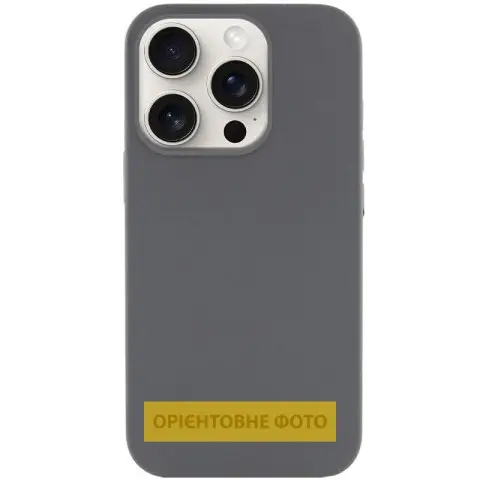 Чохол Silicone Case Full Protective (AA) NO LOGO для Apple iPhone 17 Pro Max (6.9") Сірий / Dark Gray