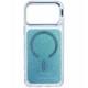 Чохол TPU+PC Jewel Sparkle with MagSafe для Apple iPhone 17 Pro Max (6.9") Aqua Blue