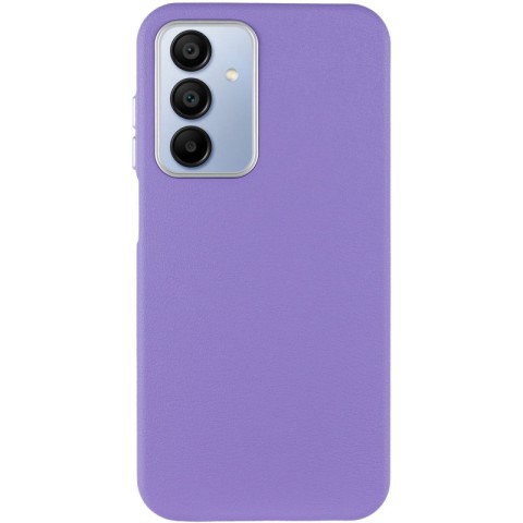 Шкіряний чохол Leather Case Metal Buttons для Samsung Galaxy A25 5G Light Purple
