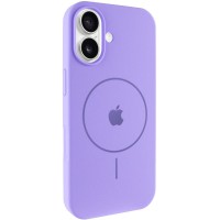 Чохол Silicone Case Full Protective (AA) V2 with MagSafe для Apple iPhone 17 (6.3") Бузковий / Dasheen
