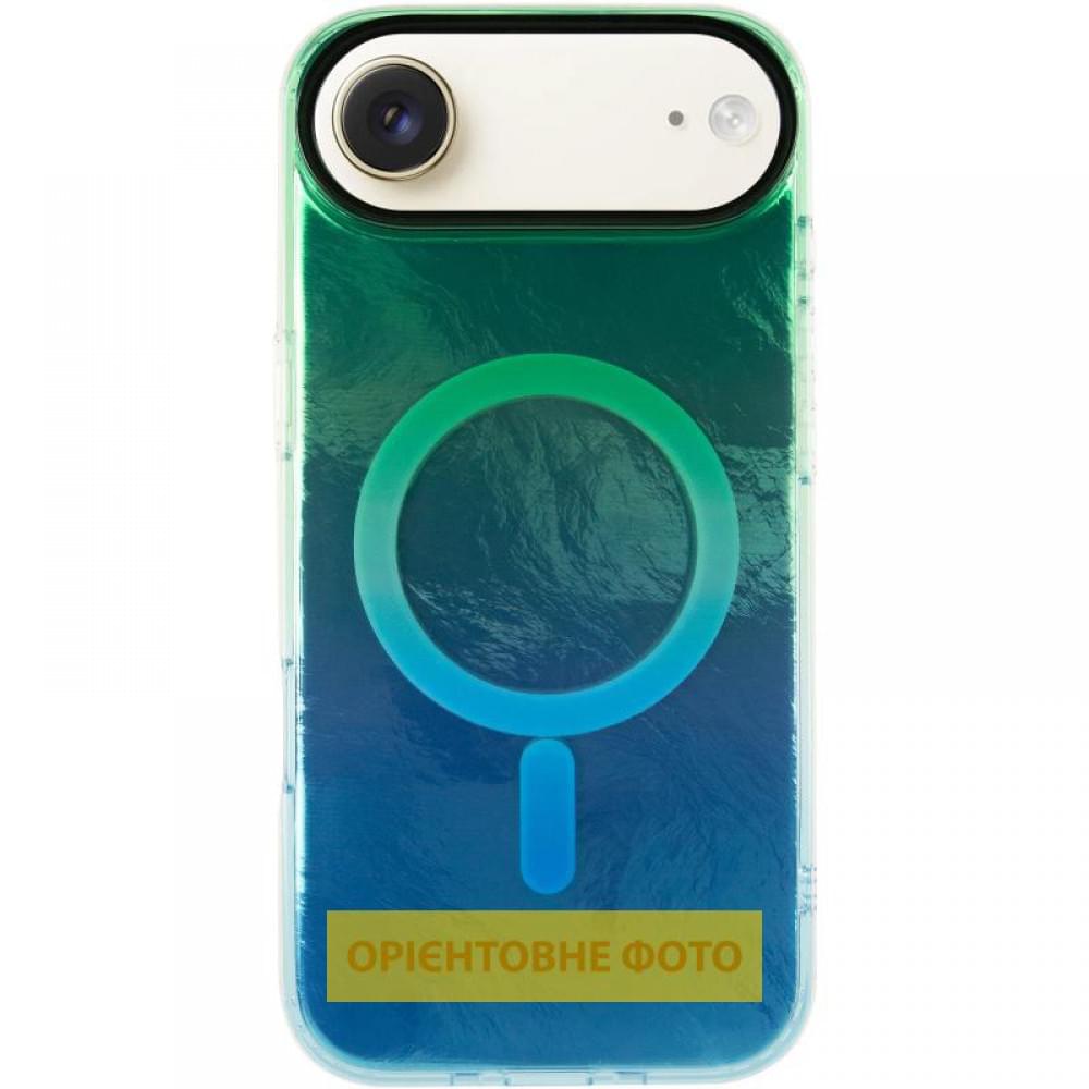 Чохол TPU Shiny Mountain (MagFit) для Apple iPhone 17 Air (6.5") Green / Blue