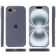 Чохол Silicone Case Full Camera Protective (AA) для Apple iPhone 16e (6.1") Сірий / Lavender Gray