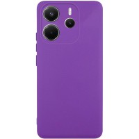 Чохол TPU GETMAN Liquid Silk Full Camera для Xiaomi Redmi Note 14 4G (Europe version) Фіолетовий / Purple