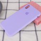 Чохол Silicone Case Full Protective (AA) для Apple iPhone X / XS (5.8") Бузковий / Dasheen