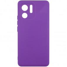 Чохол TPU GETMAN Liquid Silk Full Camera для Motorola Edge 40 Фіолетовий / Purple