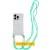 Чохол TPU CrossBody with straps для Apple iPhone 16 Plus (6.7") Transparent