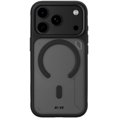 TPU+PC чохол Blueo Frosted Heat Dissipation Stand with MagSafe для Apple iPhone 17 Pro (6.3") Чорний