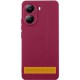 Чохол Silicone Cover Ummi Lakshmi Full Camera (AA) для Motorola Edge 60 / 60 Fusion Бордовий / Marsala