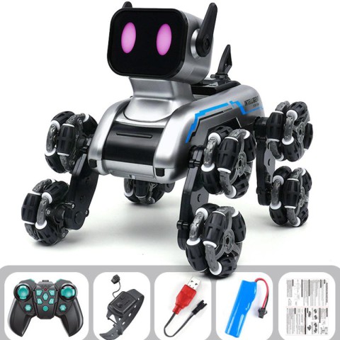 Інтерактивна іграшка Собака-Робот SHT 2950-1 (2 charger battery) Silver