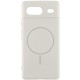 Чохол Silicone Cover Lakshmi Full Camera (AA) with MagFit для Google Pixel 8 Білий / White