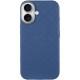 Шкіряний чохол Carved with MagSafe для Apple iPhone 16 (6.1") Blue