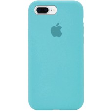 Чохол Silicone Case Full Protective (AA) для Apple iPhone 7 plus / 8 plus (5.5") Бірюзовий / Marine Green