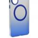 Чохол TPU+PC Phantom with MagSafe для Samsung Galaxy S25 Blue