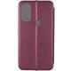 Шкіряний чохол-книжка Classy для Motorola Moto E40 Бордовий
