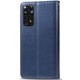 Шкіряний чохол-книжка GETMAN Gallant (PU) для Xiaomi Redmi Note 11 (Global) / Note 11S Синій