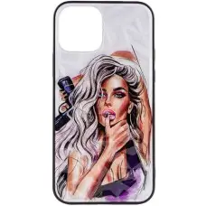 TPU+PC чохол Prisma Ladies для Apple iPhone 13 Pro (6.1") Purple