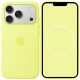 Чохол Silicone case (AAA) with Magsafe and Animation для Apple iPhone 17 Pro Max (6.9") Neon Yellow