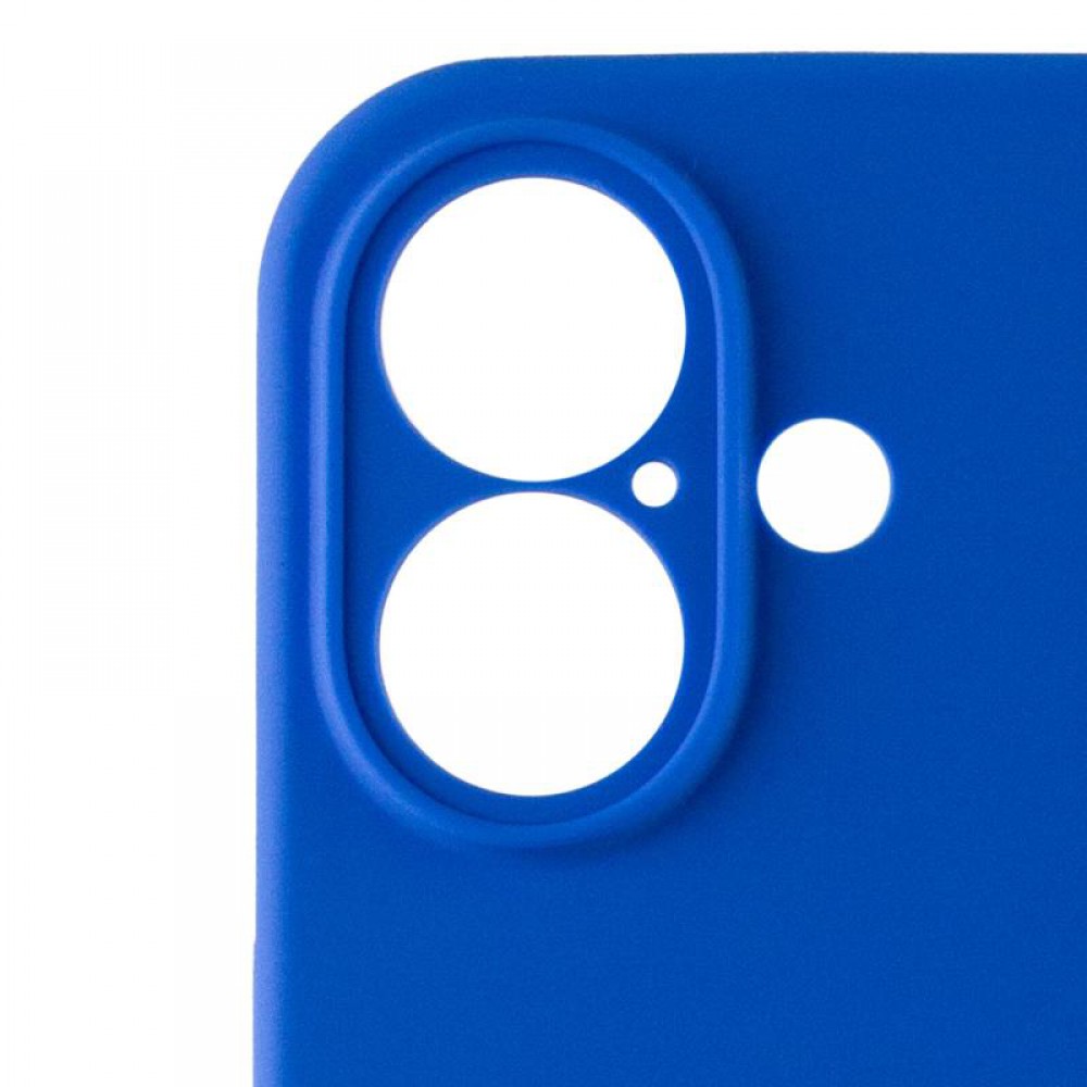 Чохол Silicone Case Full Camera Protective (AA) для Apple iPhone 16 (6.1") Синій / Capri Blue