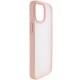 TPU+PC чохол Metal Buttons для Apple iPhone 14 (6.1") Рожевий
