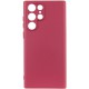 Чохол Silicone Cover Lakshmi Full Camera (A) для Samsung Galaxy S24 Ultra Бордовий / Marsala