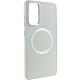 TPU чохол Bonbon Metal Style with MagSafe для Samsung Galaxy S23 Білий / White