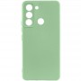 Чохол Silicone Cover Lakshmi Full Camera (AAA) для TECNO Spark 8C М'ятний / Mint