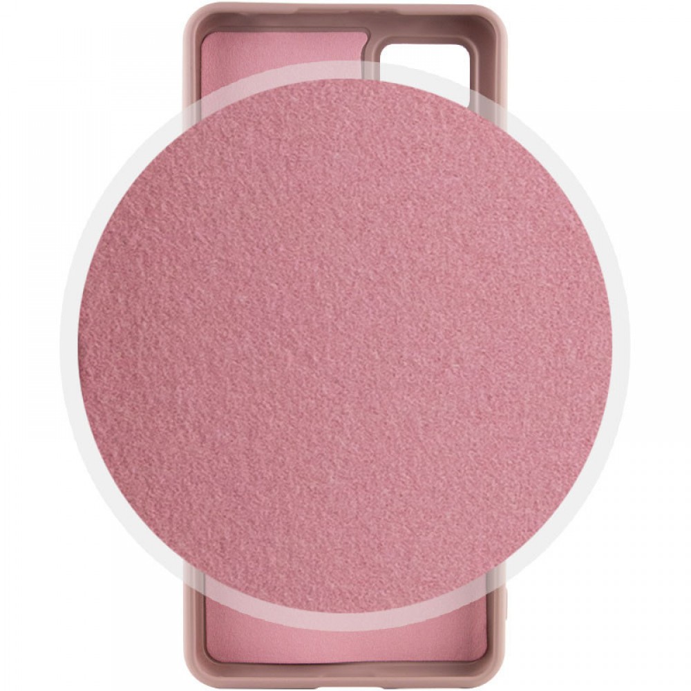Чохол Silicone Cover Lakshmi Full Camera (AAA) with Logo для Xiaomi Redmi Note 11 Pro 4G / 12 Pro 4G Рожевий / Pink Sand