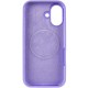 Чохол Silicone Case Full Protective (AA) V2 with MagSafe для Apple iPhone 17 (6.3") Бузковий / Dasheen