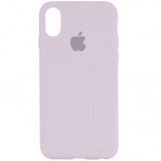 Чохол Silicone Case Full Protective (AA) для Apple iPhone XS Max (6.5") Бузковий / Lilac