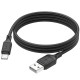 Дата кабель Hoco X90 Cool silicone USB to Type-C (1m) Black