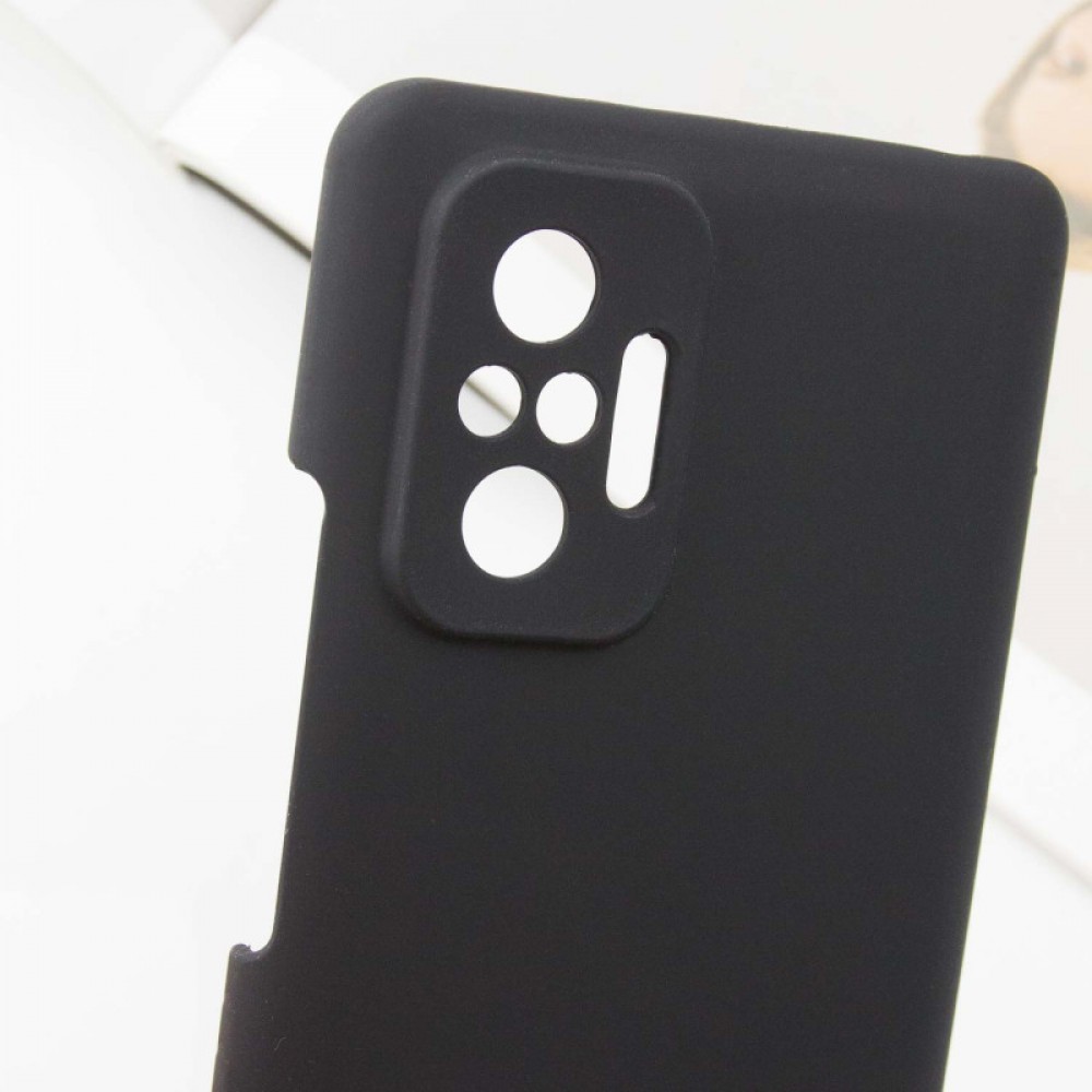 Чохол Silicone Cover Lakshmi Full Camera (AAA) для Xiaomi Redmi Note 10 Pro / 10 Pro Max Чорний / Black