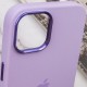 Чехол Silicone Case Metal Buttons (AA) для Apple iPhone 14 (6.1")