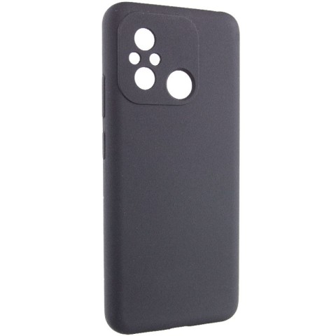 Чохол Silicone Cover Lakshmi Full Camera (AAA) для Xiaomi Redmi 12C Чорний / Black