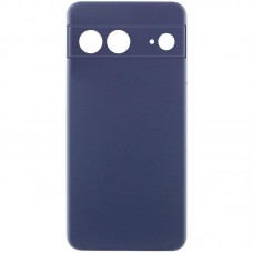 Чохол Silicone Cover Ummi Lakshmi Full Camera (AA) для Google Pixel 7 Синій / Midnight Blue