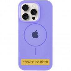Чохол Silicone Case Full Protective (AA) with MagSafe для Apple iPhone 15 (6.1") Бузковий / Lilac