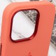 Чехол Silicone Case Metal Buttons (AA) для Apple iPhone 14 Pro (6.1")