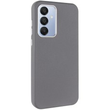 Шкіряний чохол Leather Case Metal Buttons для Samsung Galaxy S23 FE Titanium Gray