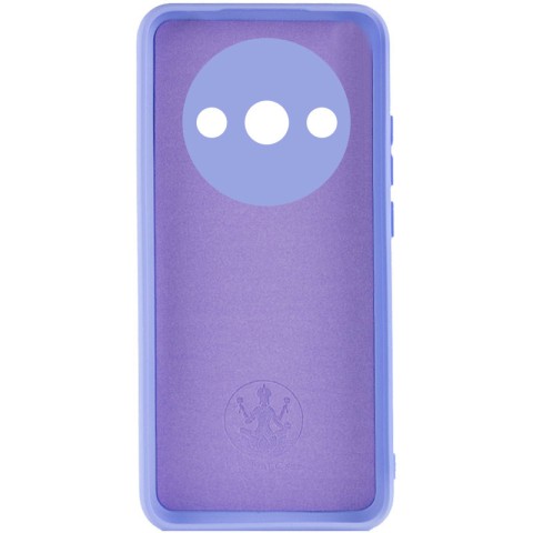 Чохол Silicone Cover Lakshmi Full Camera (AA) для Xiaomi Redmi A3 Бузковий / Dasheen