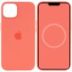 Чехол Silicone case (AAA) with Magsafe and Animation для Apple iPhone 13 (6.1")