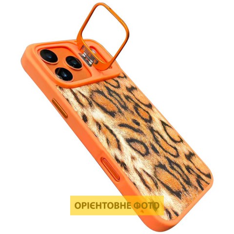 Чохол TPU+PC Wild Leopard with MagSafe and Lens для Apple iPhone 17 Air (6.5") Orange