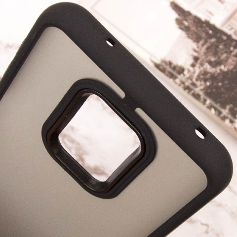 Чохол TPU+PC Lyon Frosted для Xiaomi Redmi Note 9s / Note 9 Pro / Note 9 Pro Max Black