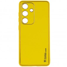 Шкіряний чохол Xshield для Samsung Galaxy A35 Жовтий / Yellow