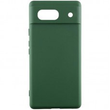 Чохол Silicone Cover Lakshmi Full Camera (AAA) для Google Pixel 7a Зелений / Cyprus Green