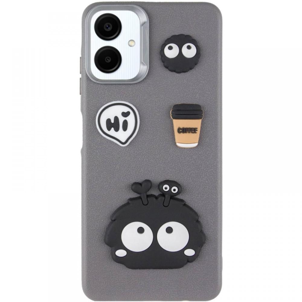 Чохол TPU Leather Toys для Samsung Galaxy A06 Monster / Grey