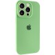 Чохол Silicone Case Full Camera Protective (AA) для Apple iPhone 13 Pro (6.1") М'ятний / Mint
