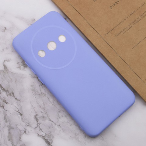 Чохол Silicone Cover Lakshmi Full Camera (AA) для Xiaomi Redmi A3 Бузковий / Dasheen