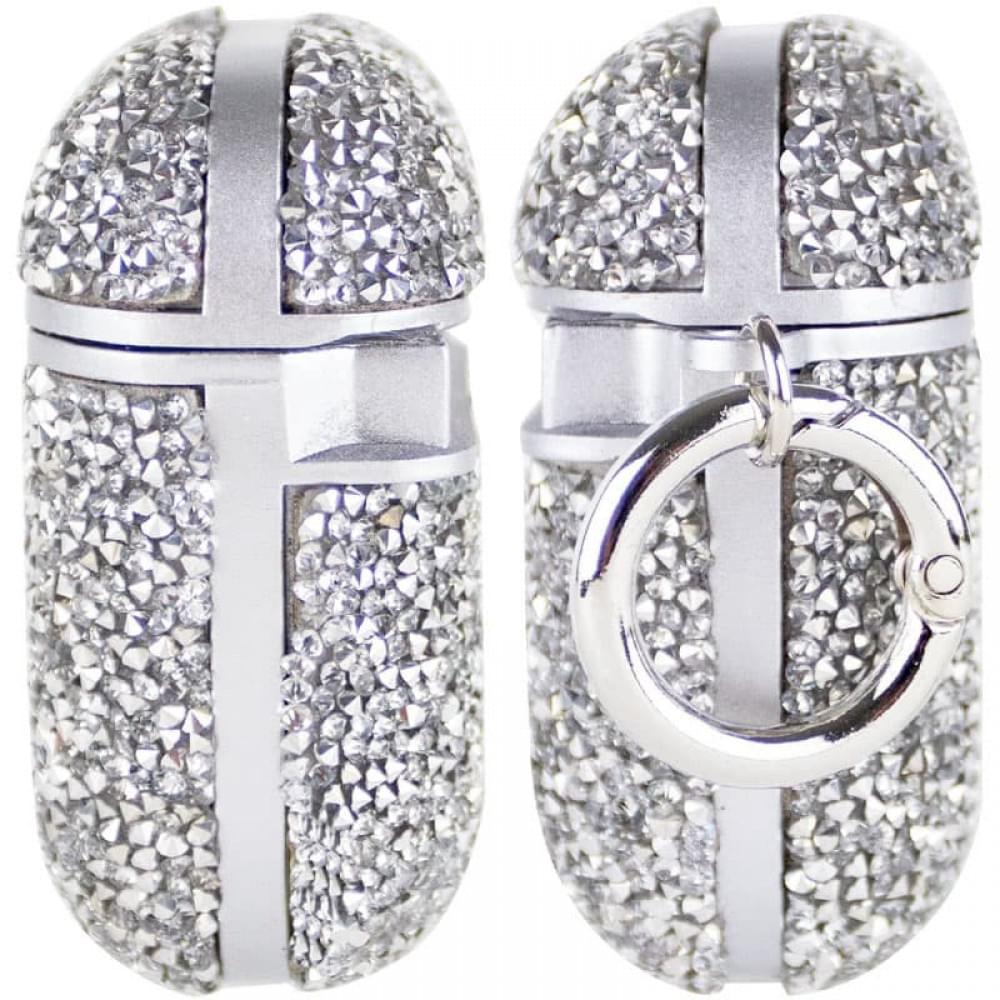 TPU чехол Bling World Rock Diamond для наушников AirPods 1/2