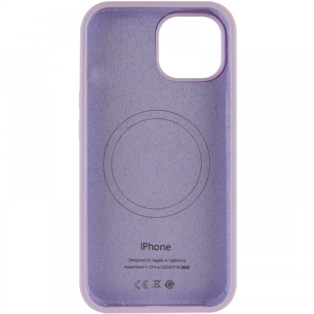 Чехол Silicone Case Full Protective (AA) with MagSafe для Apple iPhone 15 (6.1")